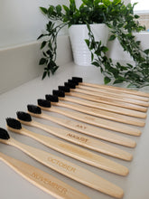 Load image into Gallery viewer, Adult Bamboo Toothbrush Set - 12 Pack