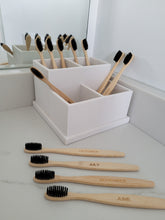 Load image into Gallery viewer, Kids Bamboo Toothbrush Set - 12 Pack - Engraved
